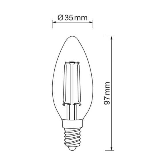 Vela E14 6W led 4000k Vela E14 6W led 4000k
