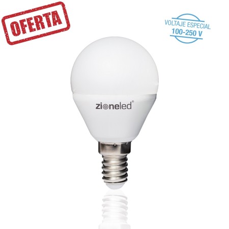 Esférica E14 6W led 3000k