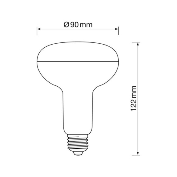 Reflectora R90 E27 14W led 4000K Reflectora R90 E27 14W led 4000K
