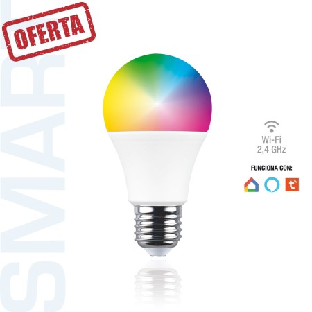 Standard E27 dimable RGB 10W smart led