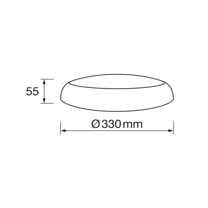 Plafón exterior 16W