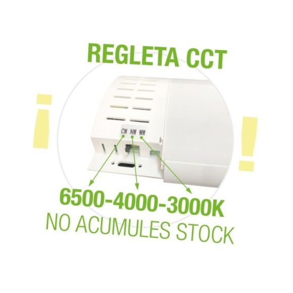 Regleta 30W led CCT