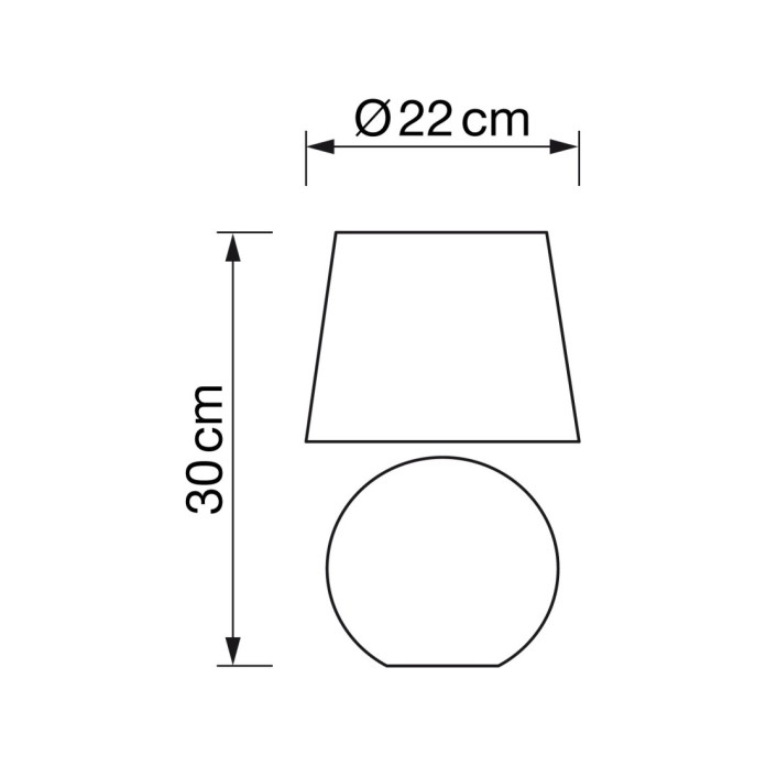 Sobremesa 1xE27