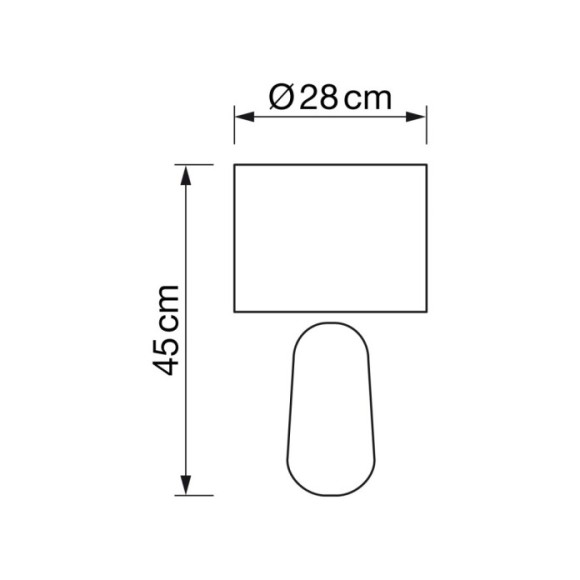Sobremesa 1xE27 Sobremesa 1xE27