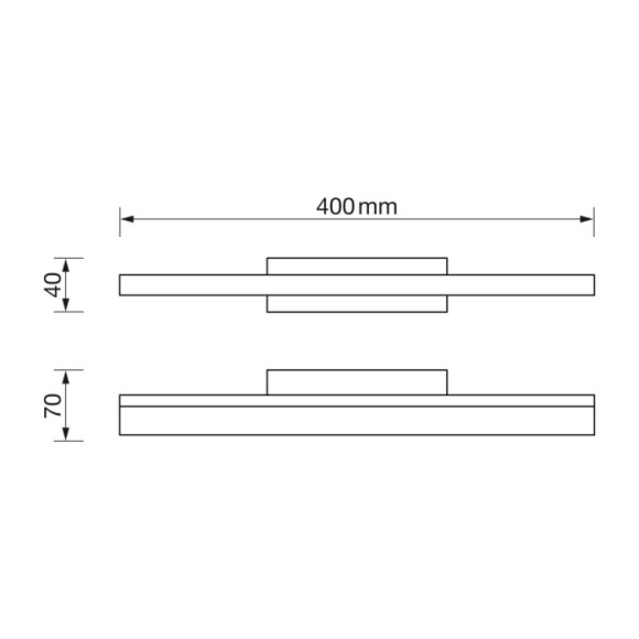 Aplique de baño 9W 4500K Aplique de baño 9W 4500K