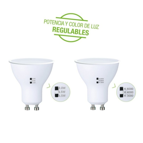 GU10 CCT 4,5-6,5-8W led GU10 CCT 4,5-6,5-8W led