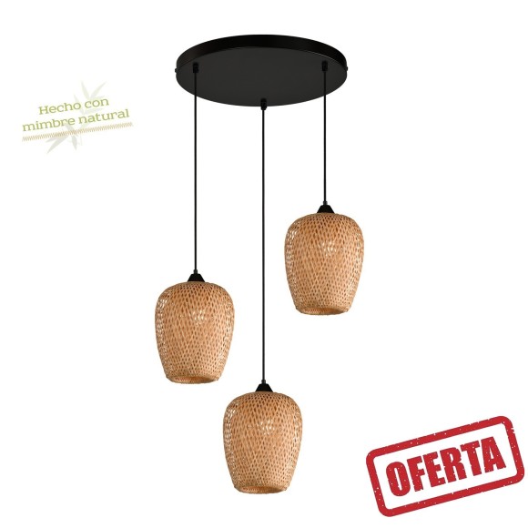 Lámpara colgante3xE27