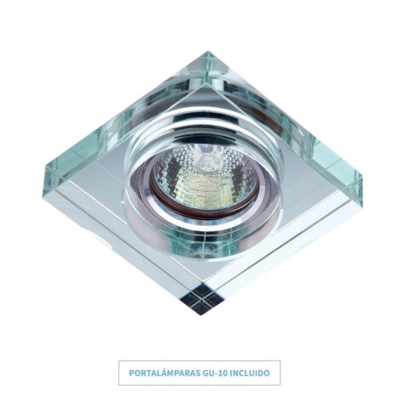 Empotrable cuadrado fijo