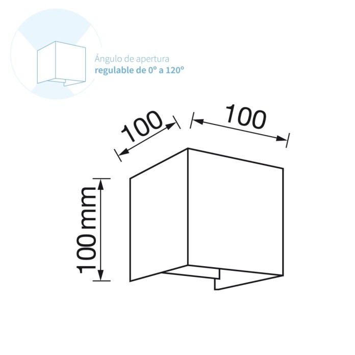 Aplique exterior 12W (6+6)