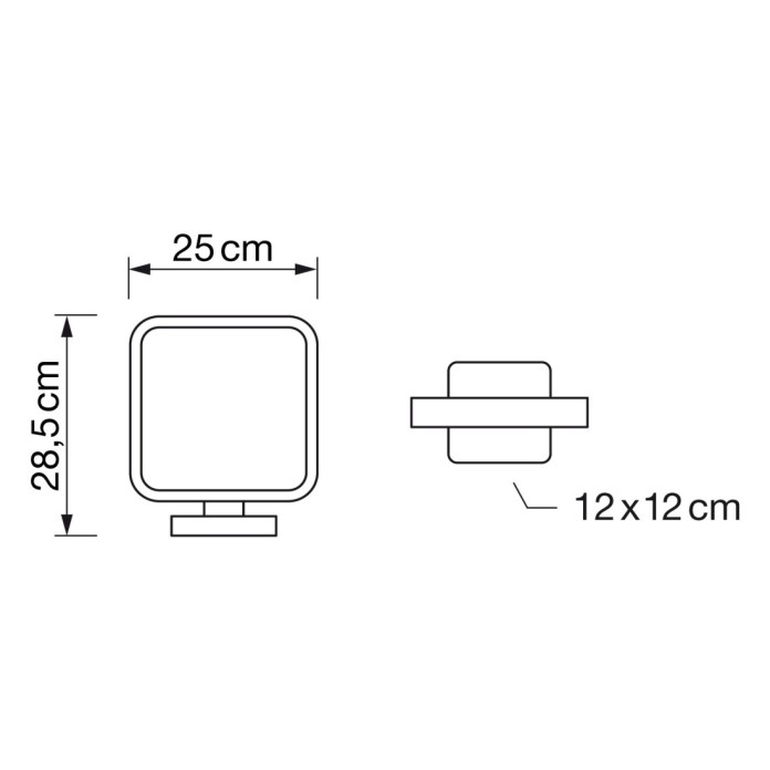 Sobremesa 12W dimable