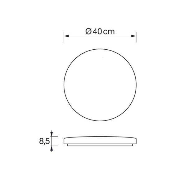 Plafón Talco 40 Musical