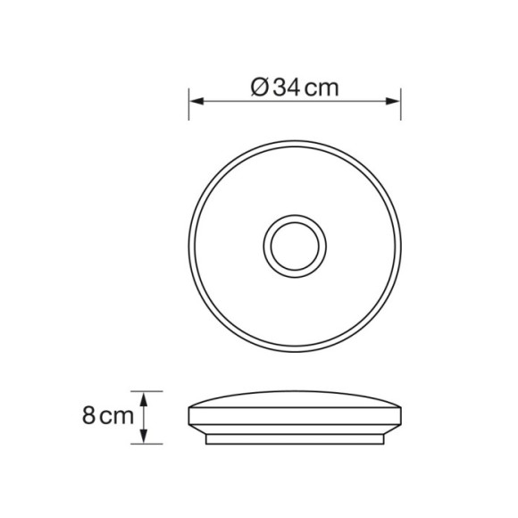 Plafón Xenon 34 Plafón Xenon 34