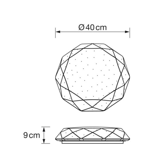 Plafón Zinc 40 Plafón Zinc 40