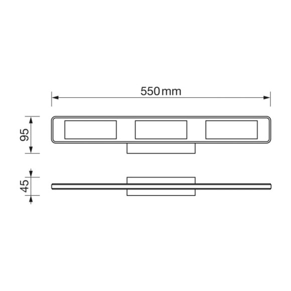 Aplique de baño 18W 4500K Aplique de baño 18W 4500K