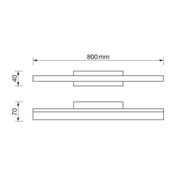 Aplique de baño 20W 4500K Aplique de baño 20W 4500K