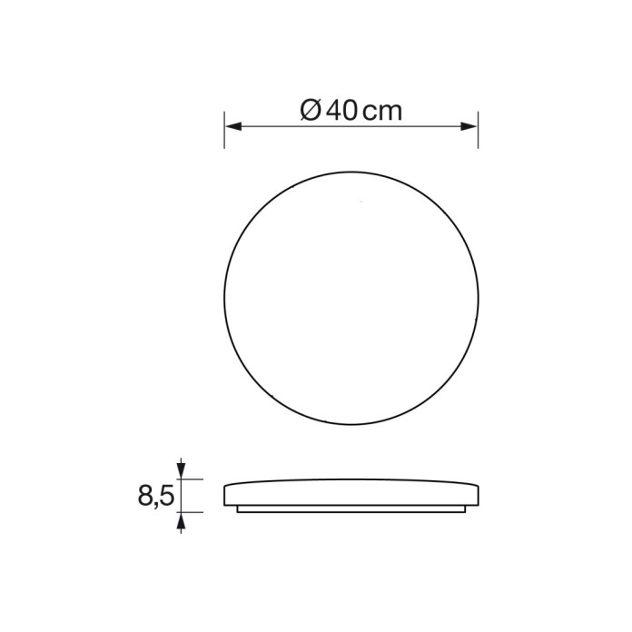Plafón Talco 40 Musical