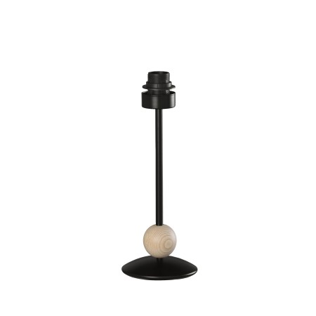 PORTATIL 1 LUZ E27  CON BOLA 6CM MADERA SIN PANTALLA
