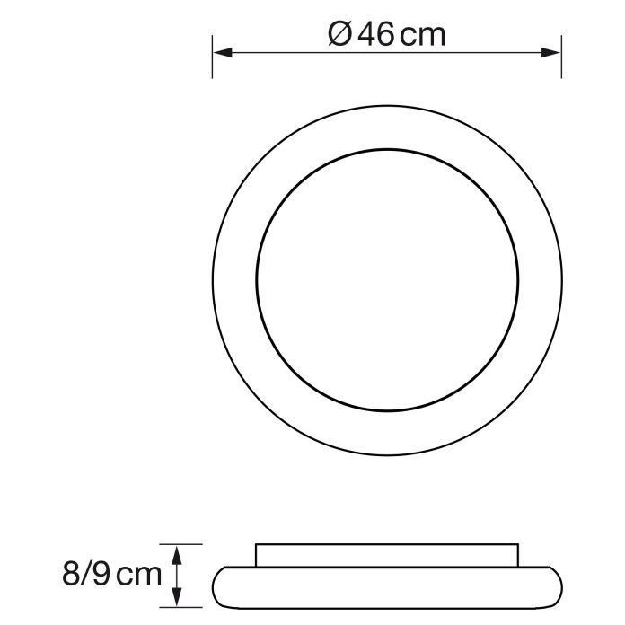 PLAFON LED 50W CCT 4700LM