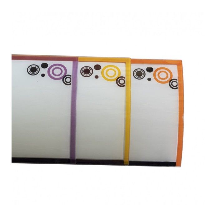 PLAFON CRISTAL TEJA DECORADO