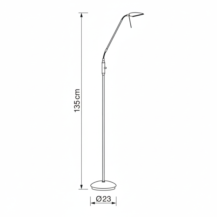 Pie lector Tyrion 4000K DIMABLE