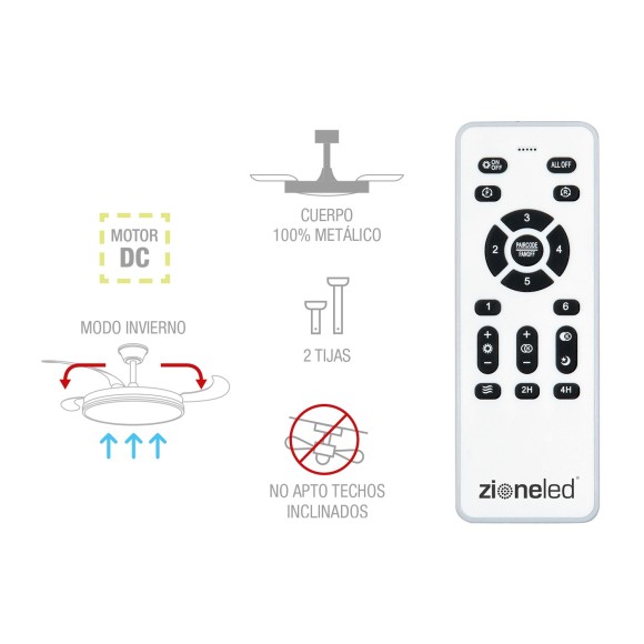 VENTILADOR LED 84W DIMABLE