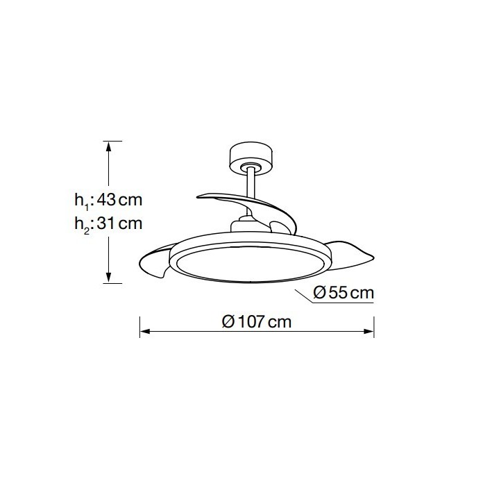 Ventilador Platón DIMABLE Y CCT