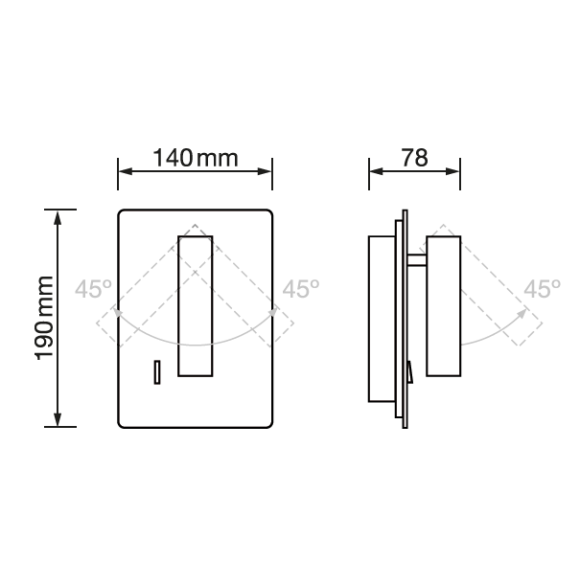 Aplique 15W