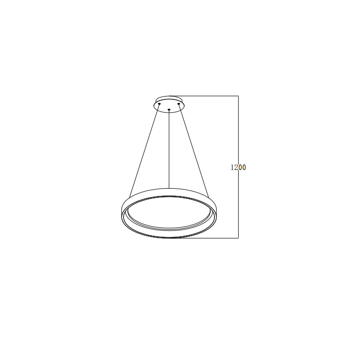 Lampara colgante 120W DIMABLE