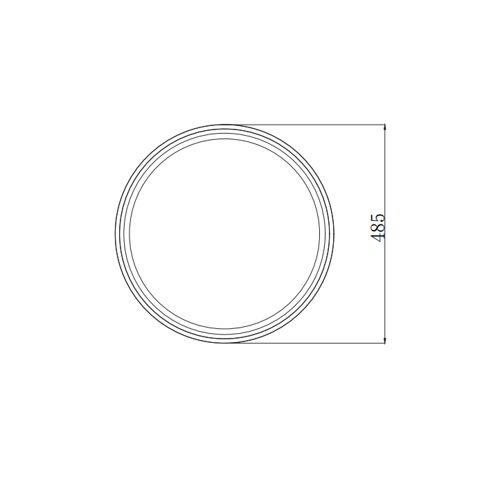 PLAFON LED 100W CCT 6000LM GREIGE
