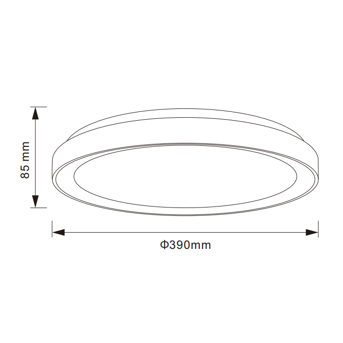 Plafon Floco 40 LED DIM 48W