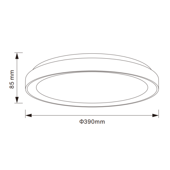 Plafon Floco 40 LED DIM 48W