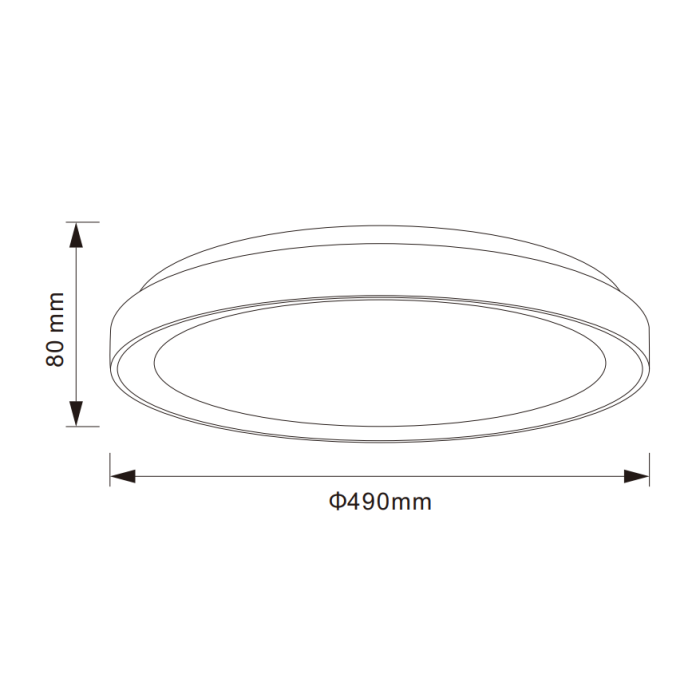 Plafon Floco 50 LED DIM 60W