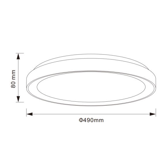 Plafon Floco 50 LED DIM 60W