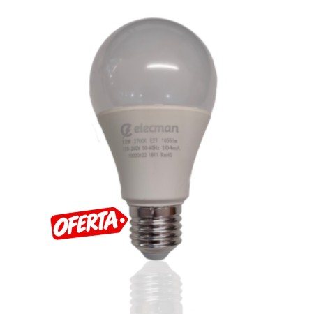 LED SMD STANDARD 12W DIMABLE