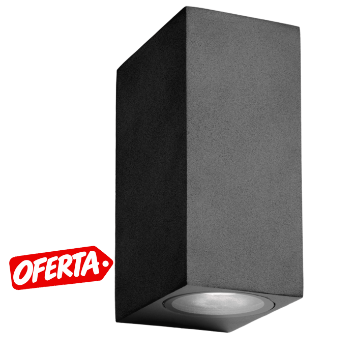 Aplique exterior 2xGU10 máx. 8W